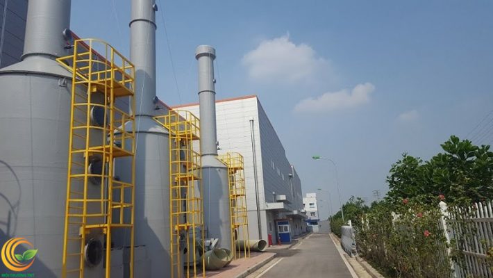 Tháp hấp thụ khí thải