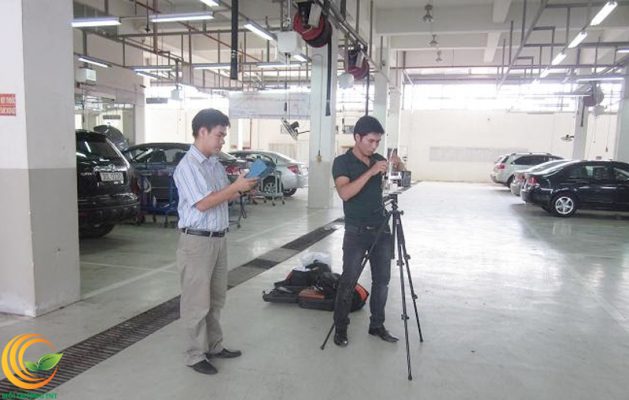 Quan trắc môi trường tại gara ô tô